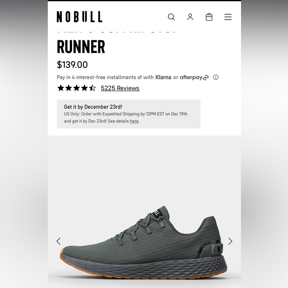 NOBULL sneakers WORN 2x